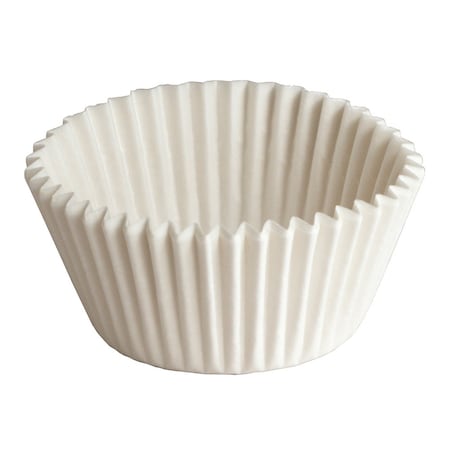 Hoffmaster Fluted Bake Cup, 3", White, PK500 610079
